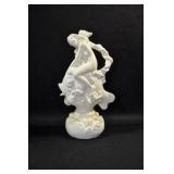 NUDE RIDING FISH - 8" - IVORY MARKED: MADE IN