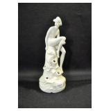NYMPH WITH SEAHORSE - 6 1/4" - IVORY MARKED: