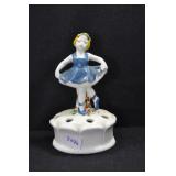 DANCING GIRL - 3 1/2" - BLUE DRESS, BLONDE HAIR