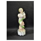 CUPID PLAYING LYRE - 7 1/2" - FLESH TONE MARKED: