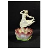 DANCER IN LOTUS - 6" - PLUM MARKED: CORONET