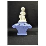 CHILD PLAYING FLUTE INSERT ON BASE - 6 1/2" -