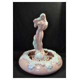 LADY WITH DUCK - 14" - PINK AND BLUE MARKED: