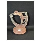 SCARF DANCER IN PINK SATIN - 6" NEW MARTINSVILLE