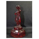 DRAPED LADY - 8 1/2" - AMBERINA BY MIRROR IMAGES