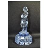 DRAPED LADY - 8 1/2" - BLUE GLASS