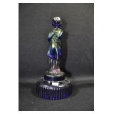 DRAPED LADY - 8 1/2" - CARNIVAL GLASS BY MIRROR