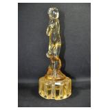 BASHFUL CHARLOTTE - 11" - LIGHT AMBER GLASS