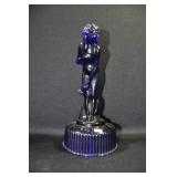 BASHFUL CHARLOTTE - 10 1/2" - COBALT BLUE GLASS
