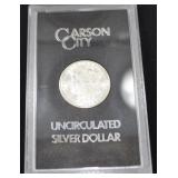 1884 CARSON CITY UNCIRUCLATED SILVER DOLLAR