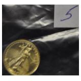 1978 STANDING LIBERTY 1/10 OZ. GOLD COIN