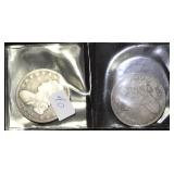 1832, 1829 BUST 1/2 DOLLARS