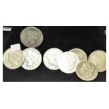 8 PC. MORGAN DOLLARS 1922, 1923, 1902, 1926,