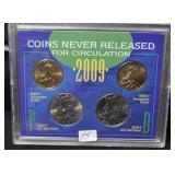 2009 COIN NEVER RELEASED FOR CIRCULATION