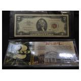 2 DOLLAR BILL RED SEAL
