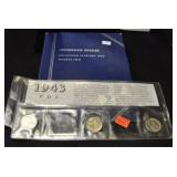 JEFFERSON NICKEL 21 PC. , 1943 WAR NICKEL