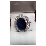8.12CT SAPPHIRE  RING