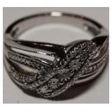 LARGE DIAMOND DINNER RING