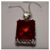 32CT RUBY NECKLACE