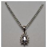 TANZANITE DIAMOND NECKLACE
