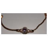 2.98CT  AMETHYST BRACELET