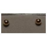 14KT YELLOW GOLD EARRINGS