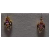PINK SAPPHIRE EARRINGS