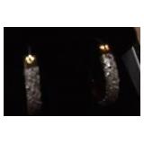 DIAMOND HOOP EARRINGS