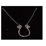 DIAMOND HORSESHOE NECKLACE