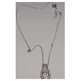 WHITE SAPPHIRE  NECKLACE