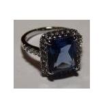 4.14CT TANZANITE DINNER RING