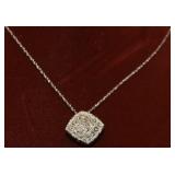 LARGE DIAMOND  NECKLACE