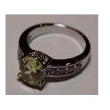 3.32CT CANARY YELLOW SAPPHIRE SOLITAIRE RING