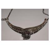 LARGE ROLEX STYLE DIAMOND NECKLACE