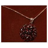 12.26CT  GARNET NECKLACE