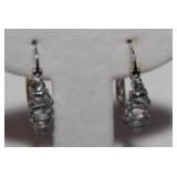 AQUAMARINE ANNIVERSARY EARRINGS