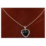 4CT EMERALD SWEETHEART NECKLACE