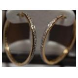 DIAMOND HOOP EARRINGS