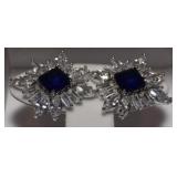 3.68CT SAPPHIRE EARRINGS
