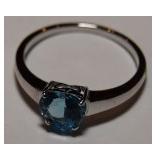 BLUE TOPAZ SWEETHEART RING