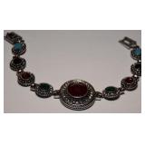 GEMSTONE TENNIS BRACELET
