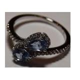DOUBLE TANZANITE  RING