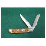 KISSING CRANE - 2 BLADE FOLDING POCKET KNIFE -