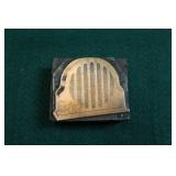 ENGRAVED ANTIQUE TABLE TOP RADIO PRINTING BLOCK