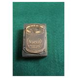 2 COPPER ENGRAVED PRINTING BLOCKS - "CRISCO" AND