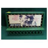 HO RAILROAD BILLBOARD - "JOHN WAYNE"