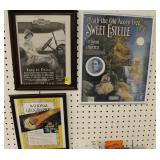 3 VINTAGE ADVERTISINGS: NATIONAL GEOGRAPHIC,