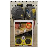 GROUPING: FLASH LIGHTS, TAPE MEASURES AND "GRIP