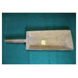 HAND CARVED WOODEN SCOOP