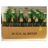 24 VINTAGE DRINK BOTTLES: SUN DROP AND COKE WITH